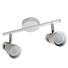 Reflektorska svjetiljka DEZ 2xGU10/30W/230V bijela