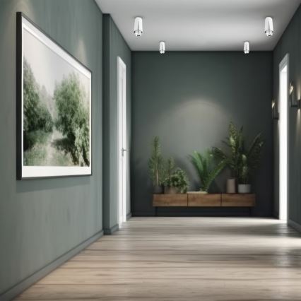 Reflektorska svjetiljka FLOWER 1xGU10/8W/230V bijela