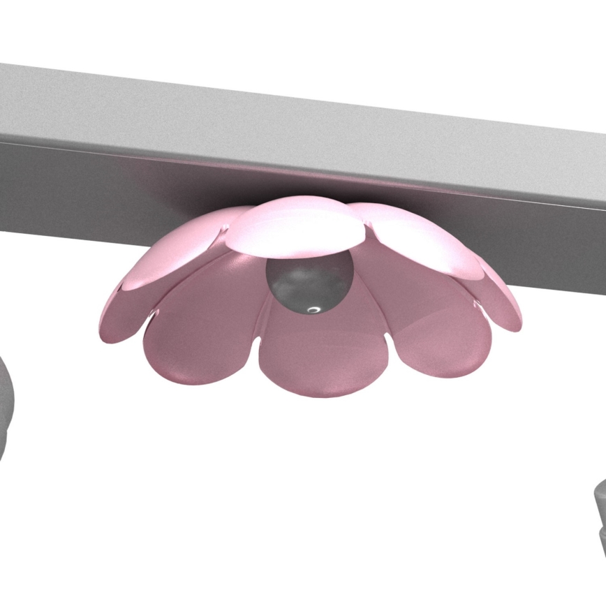 Reflektorska svjetiljka FLOWER 2xGU10/8W/230V mat krom