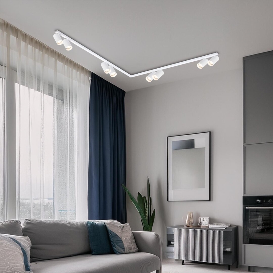 Reflektorska svjetiljka HERO SPOT 8xGU10/9W/230V bijela