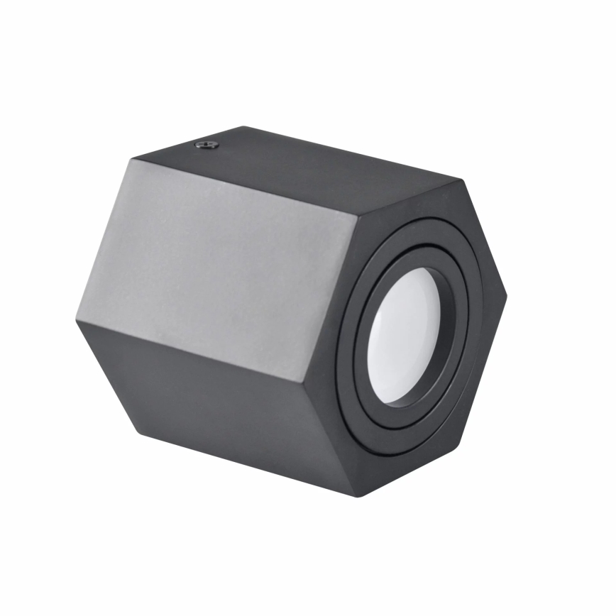 Reflektorska svjetiljka HEXAGON 1xGU10/10W/230V crna