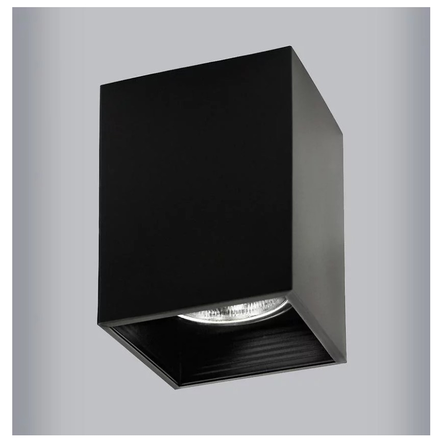 Reflektorska svjetiljka JUPITER 1xE27/20W/230V 11,7x11,7 cm crna