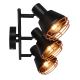 Reflektorska svjetiljka NERIA 3xE14/40W/230V crna/bakrena