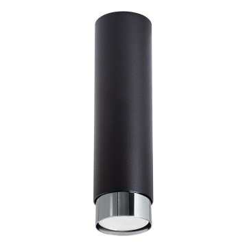Reflektorska svjetiljka NERO 1xGU10/10W/230V 22,5 cm crna/sjajni krom