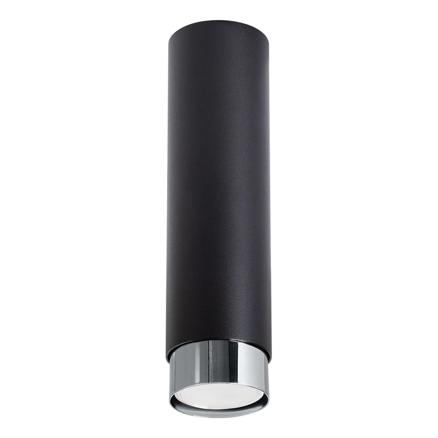 Reflektorska svjetiljka NERO 1xGU10/10W/230V 22,5 cm crna/sjajni krom