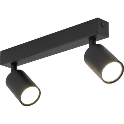 Reflektorska svjetiljka NEX 2xGU10/10W/230V crna