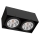 Reflektorska svjetiljka PLAZA AR111 2xGU10/12W/230V crna