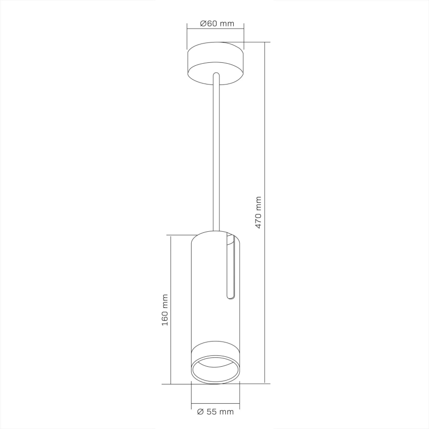 Reflektorska svjetiljka PORTO 1xGU10/10W/230V crna