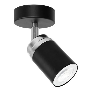 Reflektorska svjetiljka RENO 1xGU10/8W/230V crna/sjajni krom