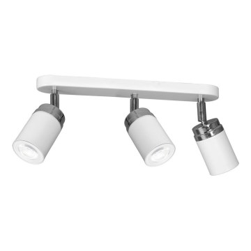 Reflektorska svjetiljka RENO 3xGU10/8W/230V bijela/sjajni krom