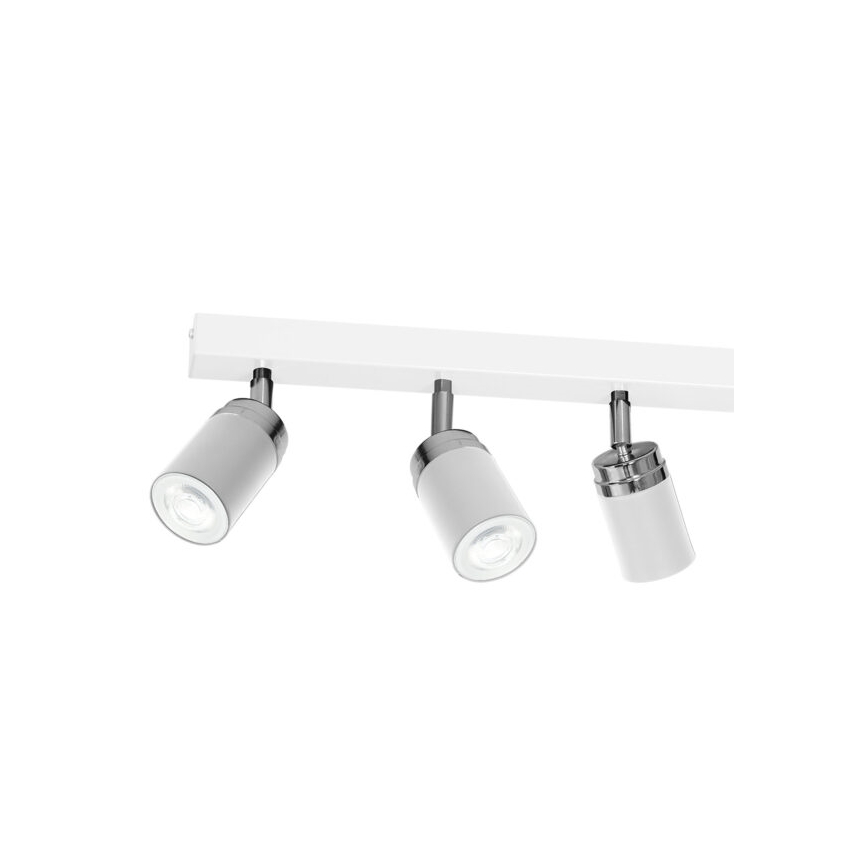 Reflektorska svjetiljka RENO 6xGU10/8W/230V bijela/sjajni krom
