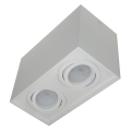Reflektorska svjetiljka SIROCO 2xGU10/30W/230V bijela