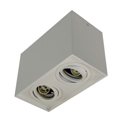 Reflektorska svjetiljka SIROCO 2xGU10/30W/230V bijela