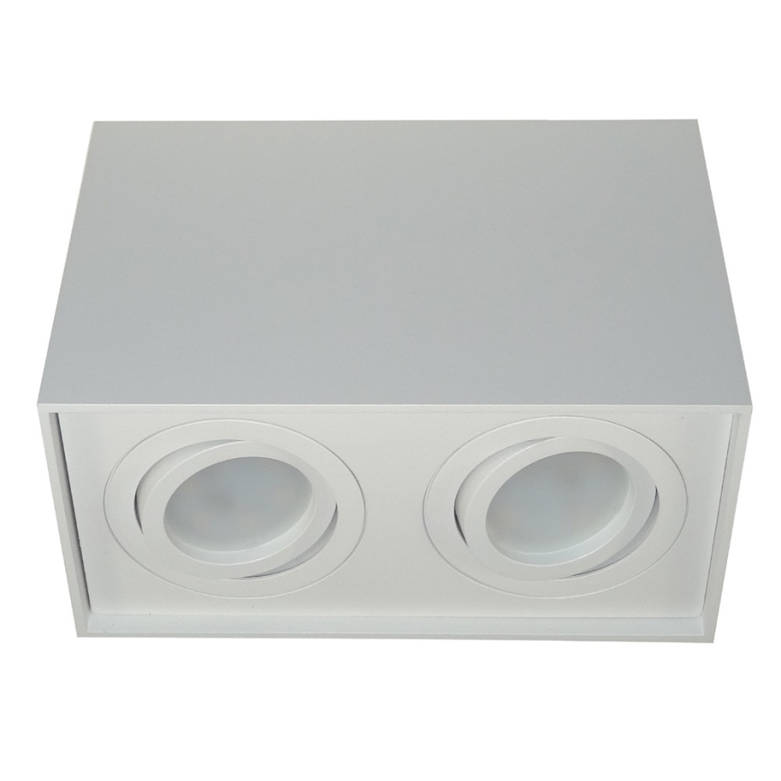 Reflektorska svjetiljka SIROCO 2xGU10/30W/230V bijela