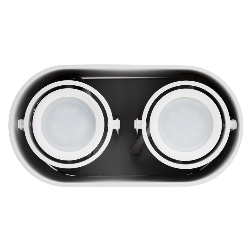 Reflektorska svjetiljka SIROK 2xGU10/30W/230V bijela