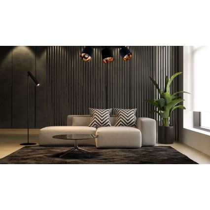 Reflektorska svjetiljka SOFIA 3xE27/60W/230V crna