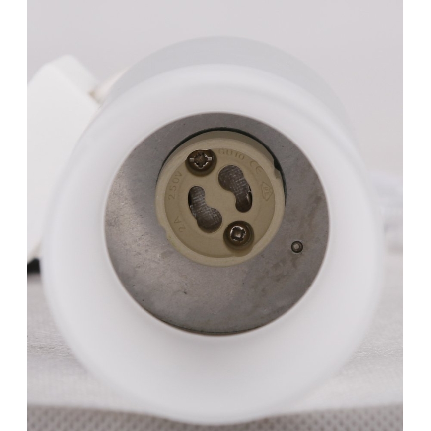 Reflektorska svjetiljka TUBA 1xGU10/15W/230V siva/bijela