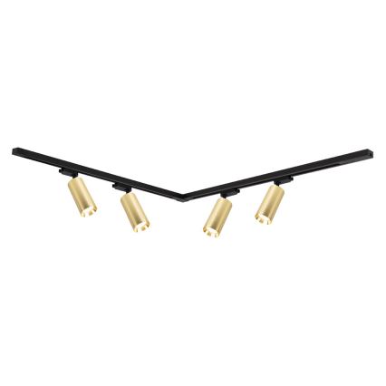 Reflektorska svjetiljka u tračnom sustavu MICA 4xGU10/10W/230V zlatna/crna