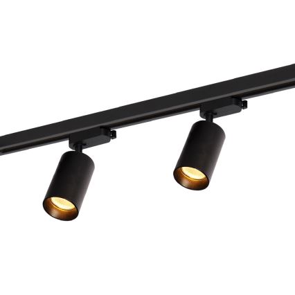 Reflektorska svjetiljka u tračnom sustavu PIPE 4xGU10/10W/230V crna