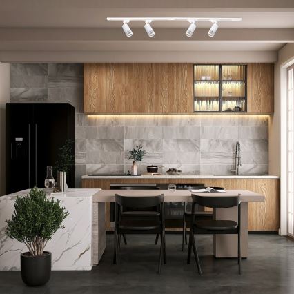 Reflektorska svjetiljka VERTICAL za tračni sustav 1xGU10/8W/230V bijela