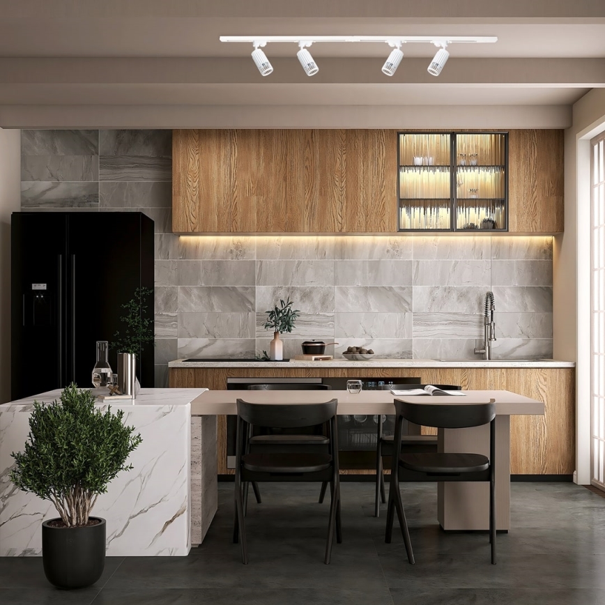 Reflektorska svjetiljka VERTICAL za tračni sustav 1xGU10/8W/230V bijela