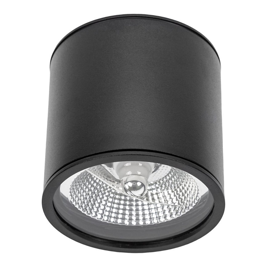 Reflektorska svjetiljka za kupaonicu CHLOE AR111 1xGU10/12W/230V IP65 okrugli crna