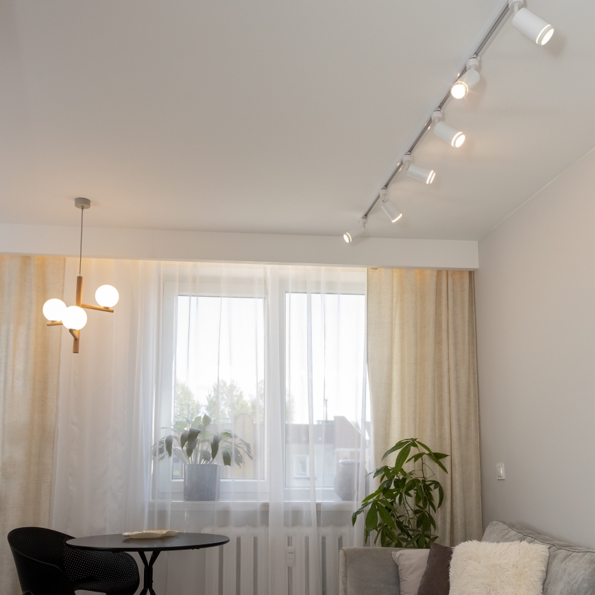 Reflektorska svjetiljka za 1-fazni tračni sustav JET RING 1xGU10/10W/230V bijela