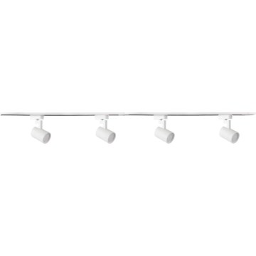 Reflektorska svjetiljka za tračni sustav LYNX 4xGU10/10W/230V + 2 x 75 cm tračni sustav bijela