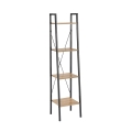 Regal NARVIK 148x34 cm crna/hrast sonoma