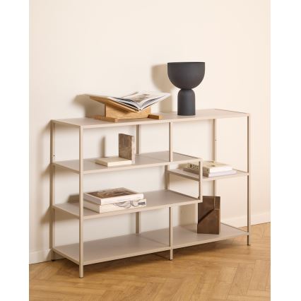 Regal za knjige SARON 114x78 cm sivi
