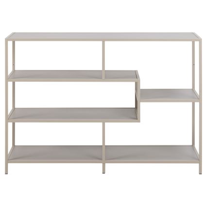 Regal za knjige SARON 114x78 cm sivi