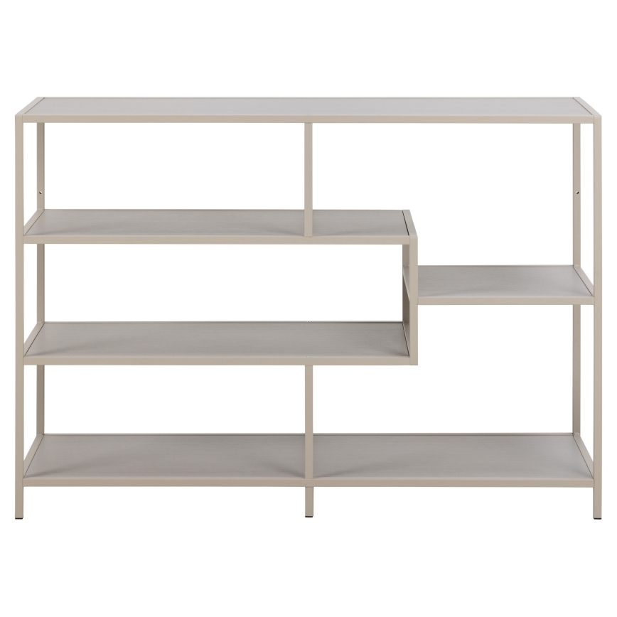 Regal za knjige SARON 114x78 cm sivi