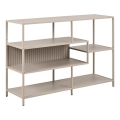 Regal za knjige SARON 114x78 cm sivi