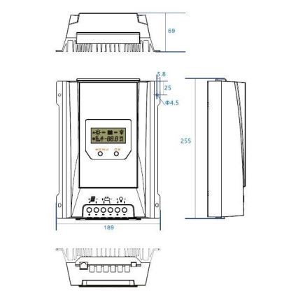 Regulator solarnog punjenja MPPT 12/24V/40A