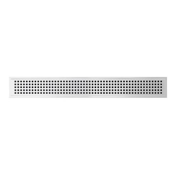 Rešetka za odvod 49,5x2,3 cm inox/srebrna