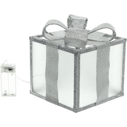 LED Božićna dekoracija LED/2xAA 15 cm poklon
