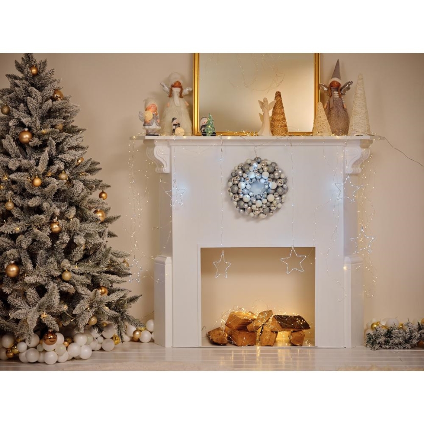 LED Božićna dekoracija LED/2xLR44/topla bijela anđeo