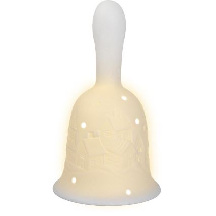 LED Božićna dekoracija LED/2xLR44/topla bijela zvono