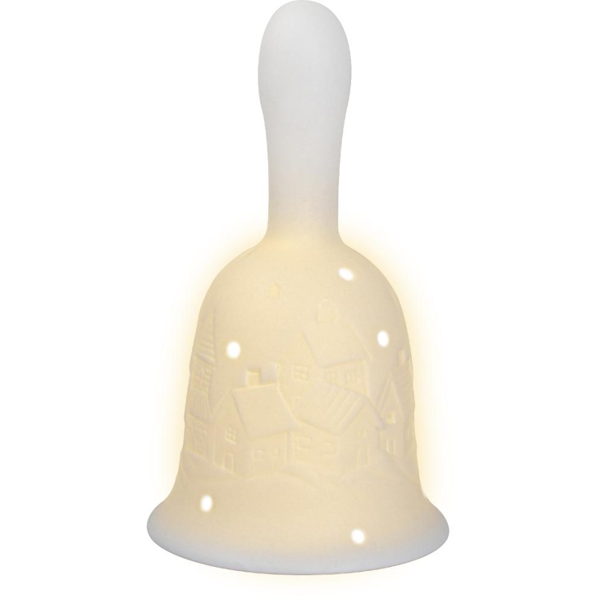 LED Božićna dekoracija LED/2xLR44/topla bijela zvono