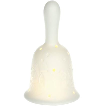 LED Božićna dekoracija LED/2xLR44/topla bijela zvono