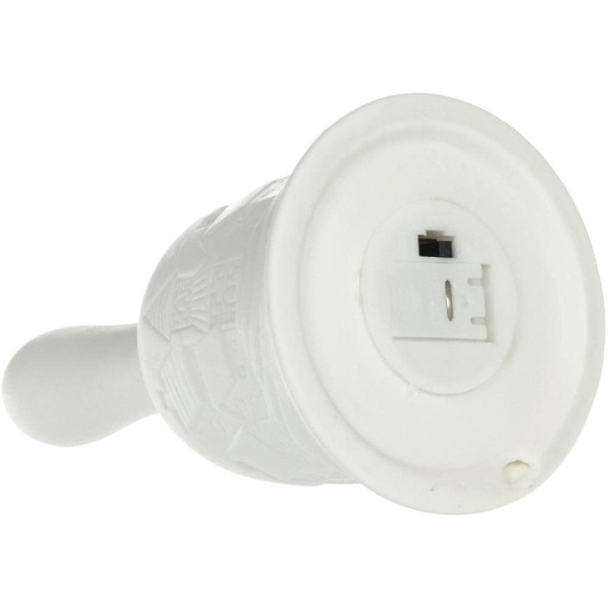 LED Božićna dekoracija LED/2xLR44/topla bijela zvono