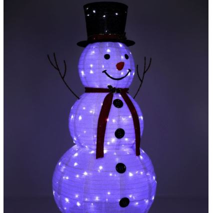 LED Božićna dekoracija LED/3,6W/230V 180 cm IP44 snjegović