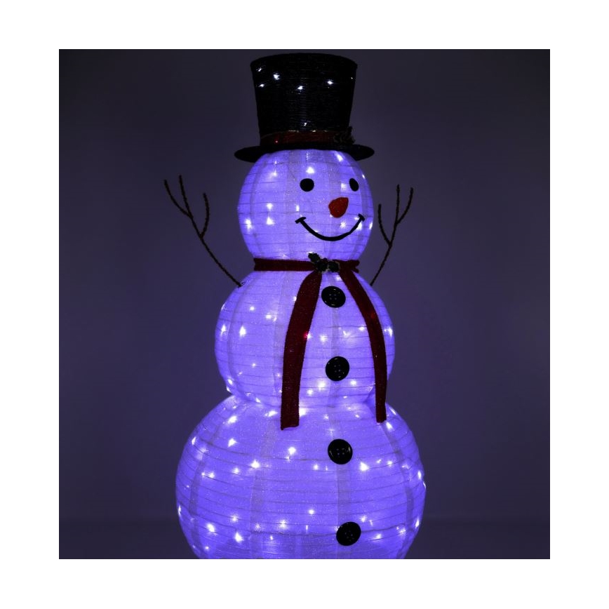 LED Božićna dekoracija LED/3,6W/230V 180 cm IP44 snjegović