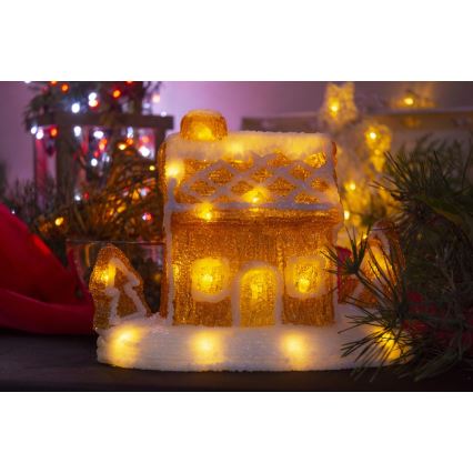 LED Božićna dekoracija LED/3xAA topla bijela