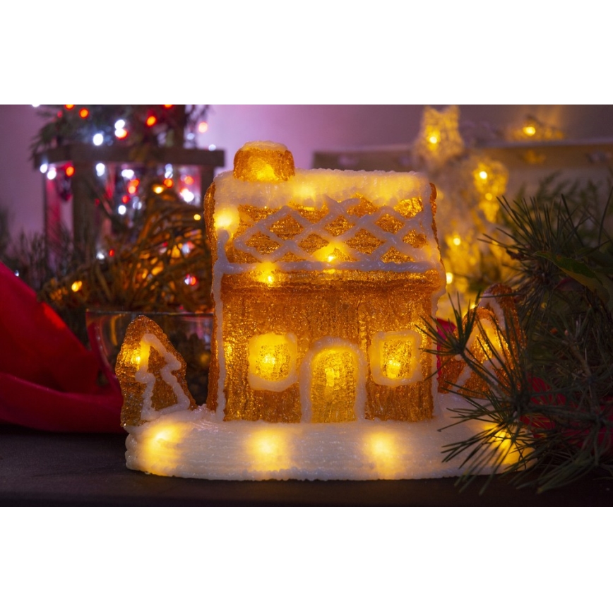 LED Božićna dekoracija LED/3xAA topla bijela