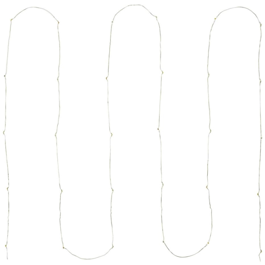 LED Božićne lampice 30xLED/2xAA 3,3m multicolor