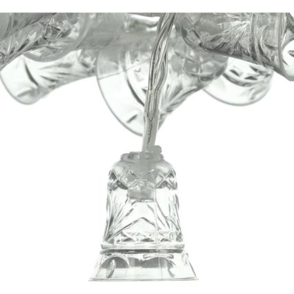 LED Božićna girlanda 20xLED/3xAA/topla bijela 2,2m zvončići