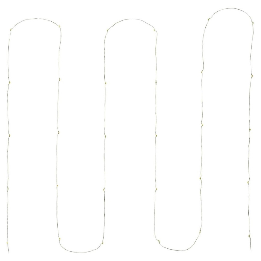 LED božićne lampice 30xLED/3xAA 3,3m topla bijela