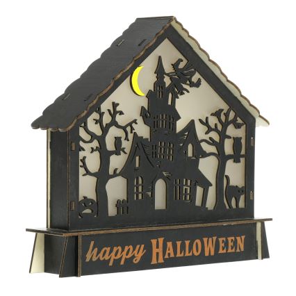 LED Dekoracija HALLOWEEN LED/2xAA/multicolor ukleta kuća