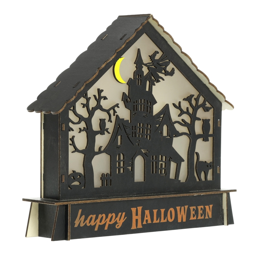 LED Dekoracija HALLOWEEN LED/2xAA/multicolor ukleta kuća